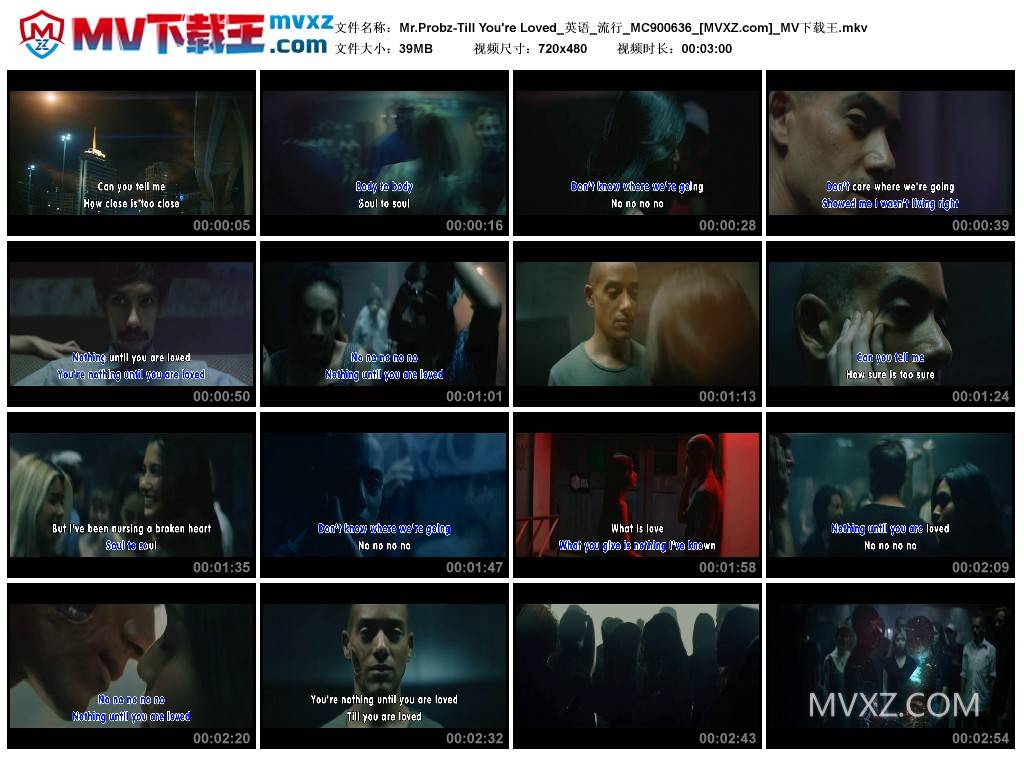 Mr.Probz-Till You're Loved_英语_流行_MC900636